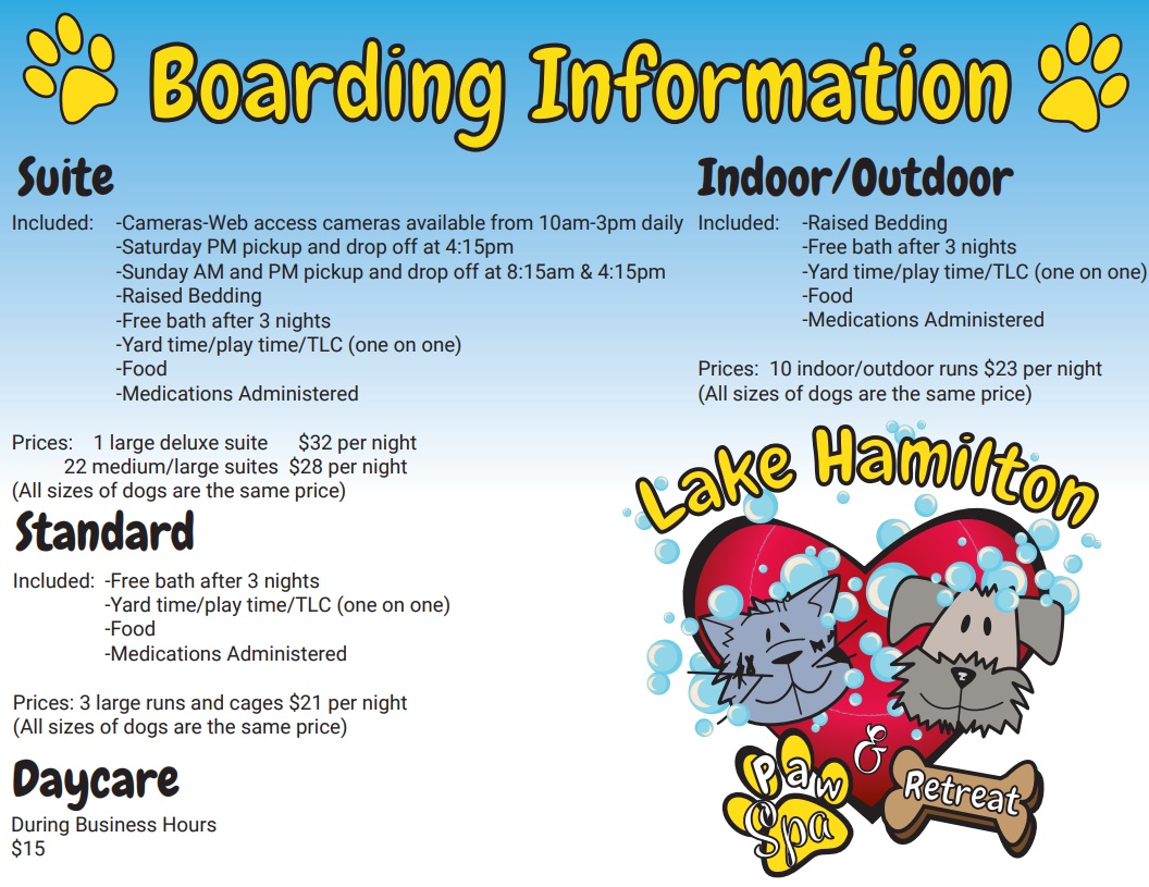 Boarding in Hot Springs, AR Lake Hamilton Animal Hospital